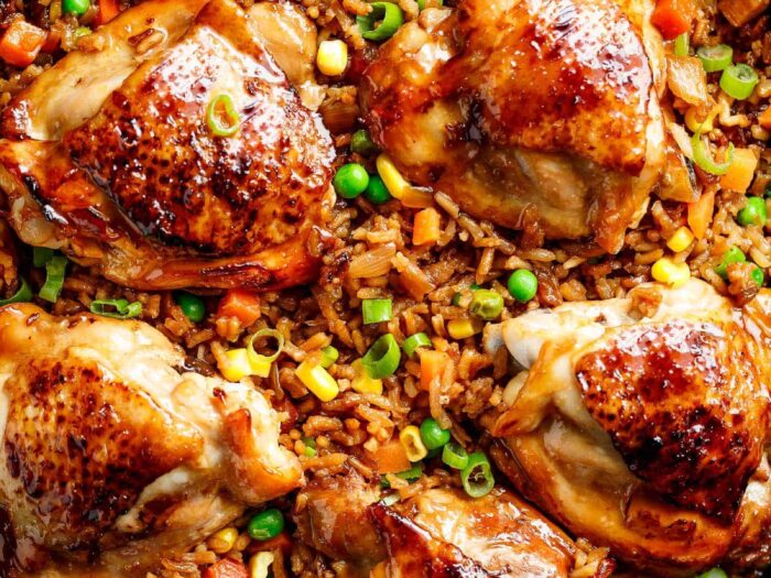 One Pot Asian Chicken and Rice
