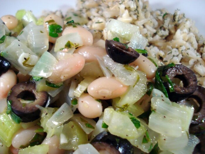 Mediterranean beans and rice